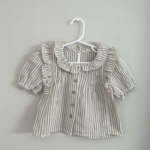 Rylee + Cru Striped Blouse
